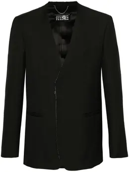 MM6 Maison Margiela: Жакет без воротника 
