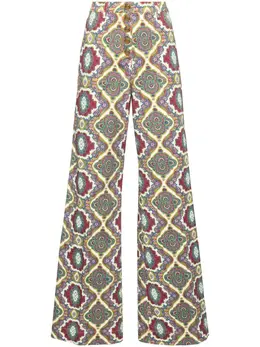 ETRO: Расклешённые джинсы 