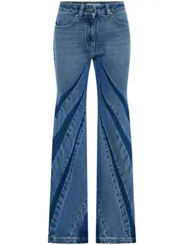 Dion Lee: Голубые джинсы 