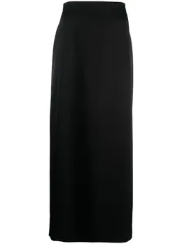Lanvin: Атласная юбка 