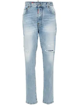 Dsquared2: Голубые джинсы 