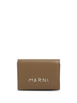 Marni: Коричневый кошелёк 