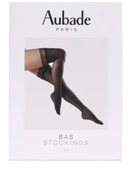 AUBADE: Чёрные чулки 