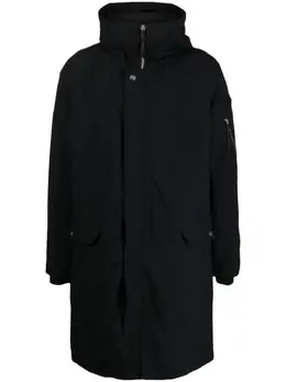 11 By Boris Bidjan Saberi: Куртка с капюшоном 