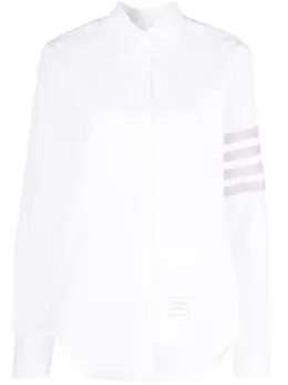 Thom Browne: Хлопковая рубашка  4-Bar