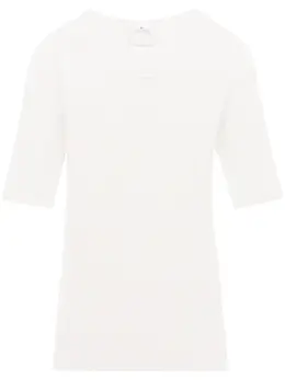 Courrèges: Белый свитер 