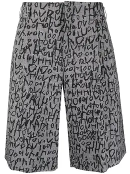 Comme des Garçons Homme Plus: Шорты с принтом 