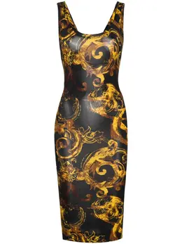 Versace Jeans Couture: Платье с принтом 