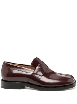Maison Margiela: Красные лоферы  Tabi