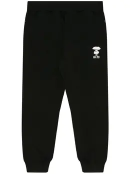 AAPE BY *A BATHING APE®: Чёрные брюки 