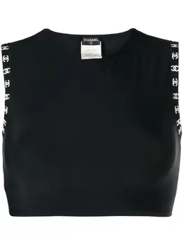CHANEL Pre-Owned: Топ кроп-топ 