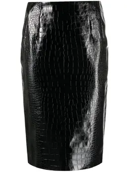 Versace: Юбка миди 