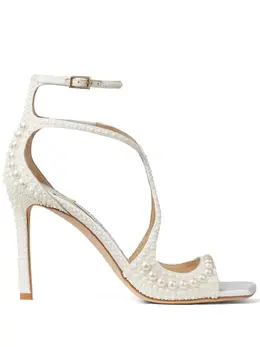 Jimmy Choo: Белые сандалии 