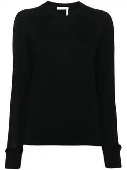 Chloé: Чёрный свитер  Marcie