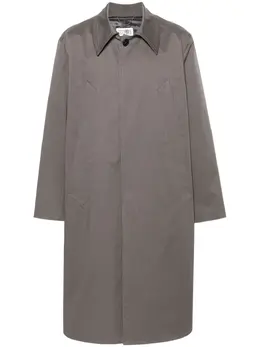 MM6 Maison Margiela: Однобортный плащ 