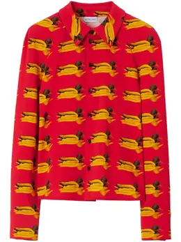 Burberry: Рубашка  Monogram с английским воротником