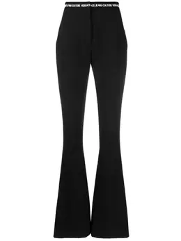 Versace Jeans Couture: Расклешённые брюки 