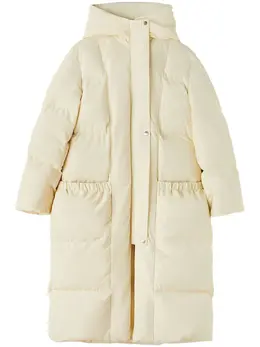 Jil Sander: Пальто с капюшоном 