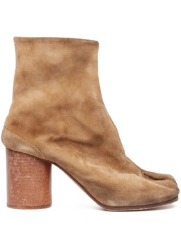 Maison Margiela: Коричневые ботинки  Tabi