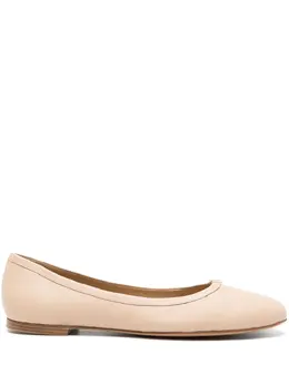 Chloé: Бежевые балетки 