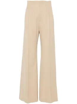 Chloé: Бежевые брюки 