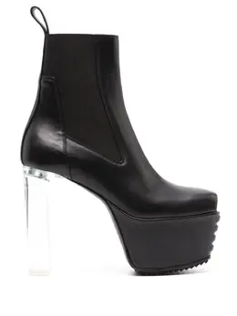 Rick Owens: Чёрные ботинки 