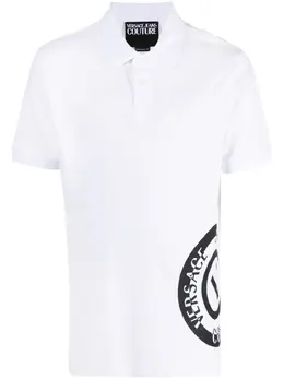 Versace Jeans Couture: Поло с принтом 
