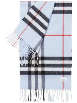 Burberry: Светлый шарф 