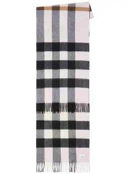 Burberry: Светлый шарф 