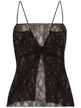 Dolce & Gabbana: Кружевное топ 