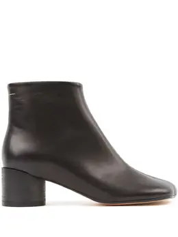 MM6 Maison Margiela: Чёрные ботинки 