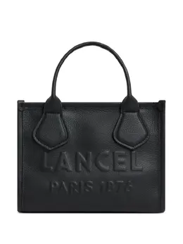 Lancel: Чёрная сумка-шоппер 