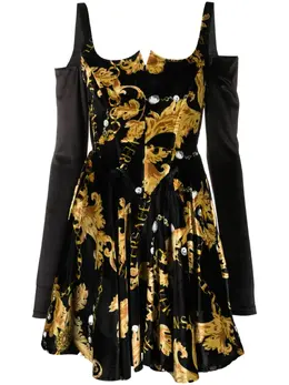 Versace Jeans Couture: Платье с длинным рукавом 