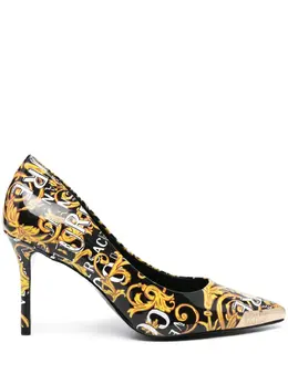 Versace Jeans Couture: Чёрные туфли 
