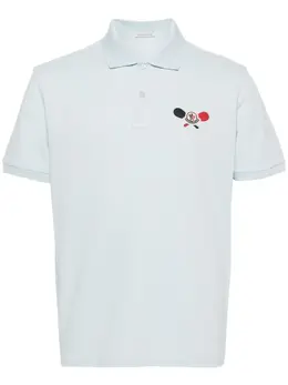 Moncler: Светлое поло 