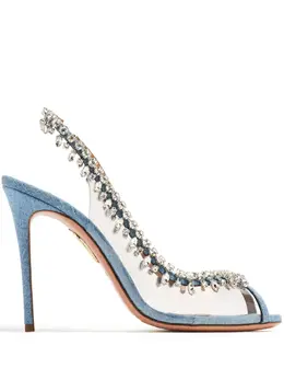 Aquazzura: Голубые туфли  Temptation