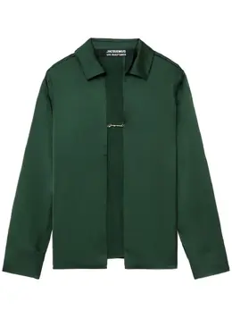 Jacquemus: Атласная рубашка  La Chemise Notte