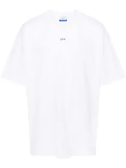 Off-White: Хлопковая футболка 