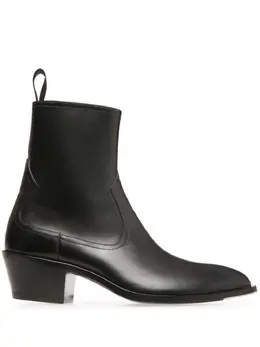 Bally: Чёрные ботинки 