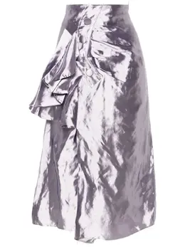 Maison Margiela: Драповая юбка 