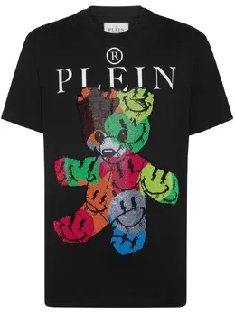 Philipp Plein: Хлопковая футболка  Teddy Bear