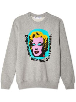 Comme Des Garçons Shirt: Свитшот с принтом 