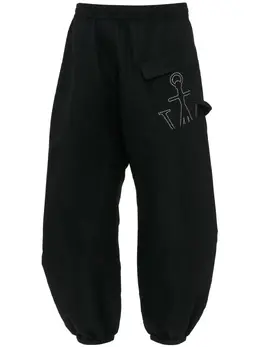 JW Anderson: Брюки  Anchor с принтом