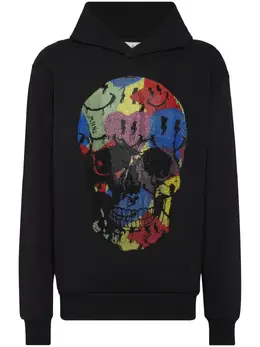 Philipp Plein: Чёрный свитшот  Skull