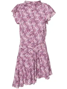ISABEL MARANT: Платье с растительным принтом 