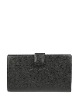 CHANEL Pre-Owned: Чёрный кошелёк 