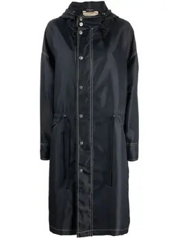CHANEL Pre-Owned: Пальто с капюшоном 