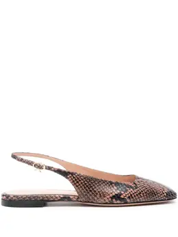 Gianvito Rossi: Коричневые балетки 
