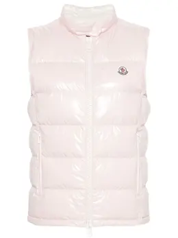 Moncler: Светлый жилет 
