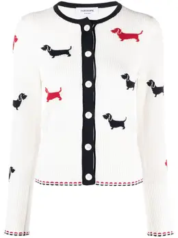 Thom Browne: Трикотажный кардиган  Hector